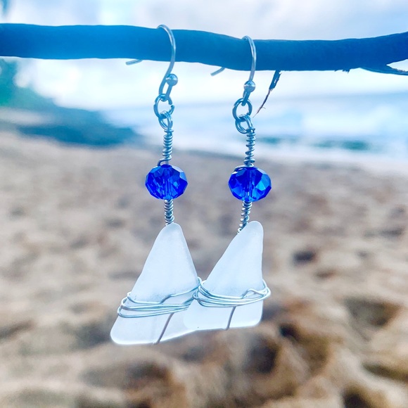 Hand Crafted Jewelry - 🌷3 For $25🌷 Island Time Seaglass Earrings